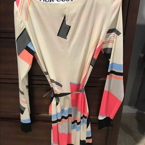 Armani Exchange geometric mini dress